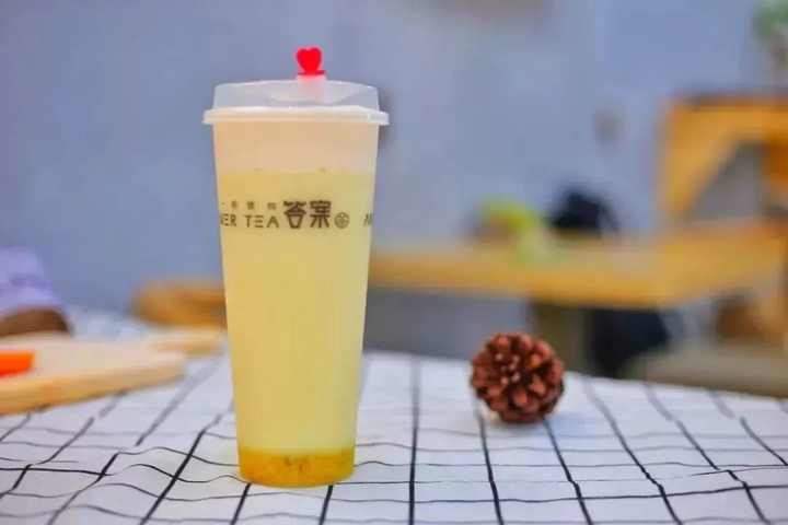 超级百香果奶盖
